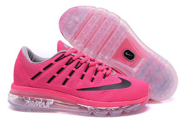 Womens Nike Air Max 2016 Pink Grey Black Online